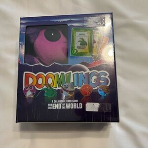 Doomlings Card Game with Plush New Sealed